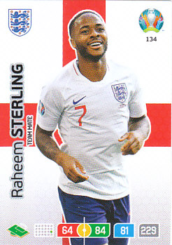 Raheem Sterling England Panini UEFA EURO 2020#134